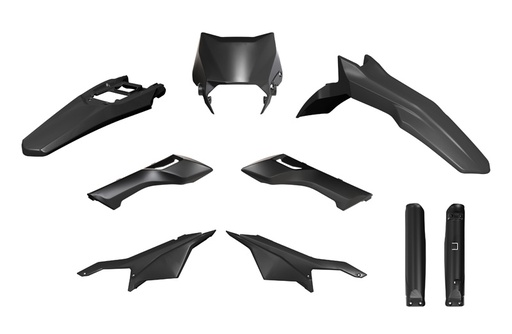 [RTECH-R-KITSUR-NR0-624] RTech Complete Plastic Kit for Sur-Ron Ultra Bee Models (2023 to 2024) - 6 PCS - (Black)