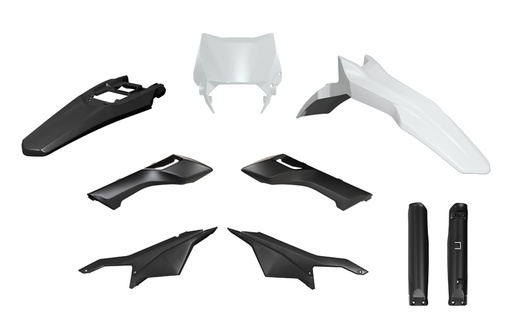 [RTECH-R-KITSUR-OEM-624] RTech Complete Plastic Kit for Sur-Ron Ultra Bee Models (2023 to 2024) - 6 PCS - (Black/White)