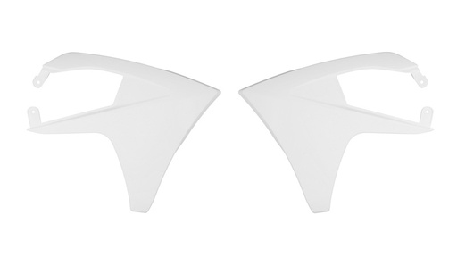 [RTECH-R-CVGASBN0023] RTech Radiator Shrouds for Select GasGas Bikes (2023-2025) - (White)
