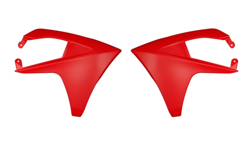 [RTECH-R-CVGASRG0023] RTech Radiator Scoops for Select GasGas Bikes (2023-2025) - (GasGas Red)