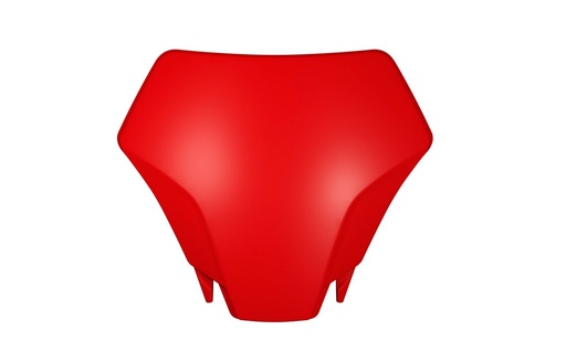 [RTECH-R-TBGASRG0023] RTech Front Number Plate for Select GasGas Bikes (2023-2025) - (GasGas Red)