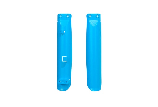 [RTECH-R-PSSURAZ0024] RTech Fork Protectors for Sur-Ron Ultra Bee Models (2023 to 2025) - (Light Blue)