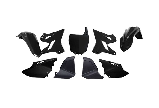 [RTECH-R-KITYZ0-NR0-000] RTech Plastics Restyling Kit for Yamaha YZ/YZ-X Models (2002 to 2021) - 6 PCS - (Black)