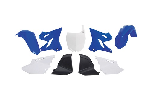 [RTECH-R-KITYZ0-OEM-000] RTech Plastics Restyling Kit for Yamaha YZ/YZ-X Models (2002 to 2021) - 6 PCS - (Blue / White / Black)