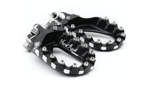 [S3-ESK-494-B] S3 Hard Rock Enduro Footpegs for Aprilia, Beta, Fantic, GasGas, Husaberg, Husqvarna, Kove, KTM, Rieju, and Yamaha Bikes (2005–2025) - (Black)