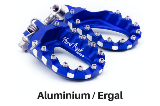 [S3-ESK-494-U] S3 Hard Rock Enduro Footpegs for Aprilia, Beta, Fantic, GasGas, Husaberg, Husqvarna, Kove, KTM, Rieju, and Yamaha Bikes (2005–2025) - (Blue)