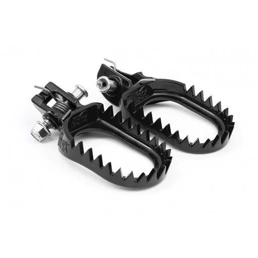 [S3-ESK-1385-B] S3 Steel Punk Enduro Footpegs for Beta Bikes (2020-2025) - (Black)
