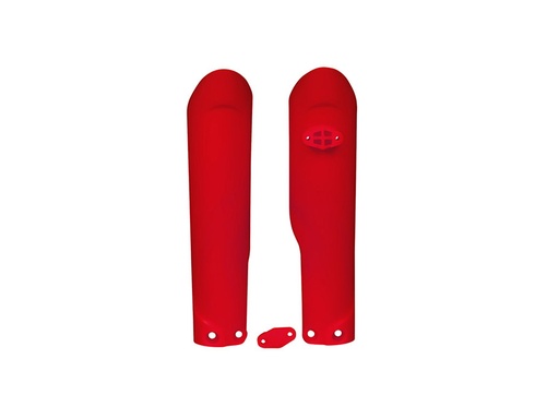 [RTECH-R-PSKTMRG0185] RTech Fork Protectors for GasGas MC, Husqvarna TC & KTM SX 85cc Bikes (2018-2025) - (GasGas Red)