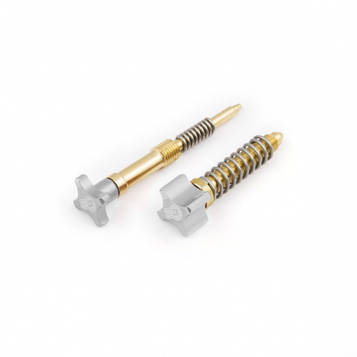 [S3-BL-698-S] S3 Keihin Enduro Carb Adjuster Kit (Air & Idle Screws) for Beta, GasGas, Husqvarna, KTM, Rieju & Sherco (1992–2025) - (Silver)