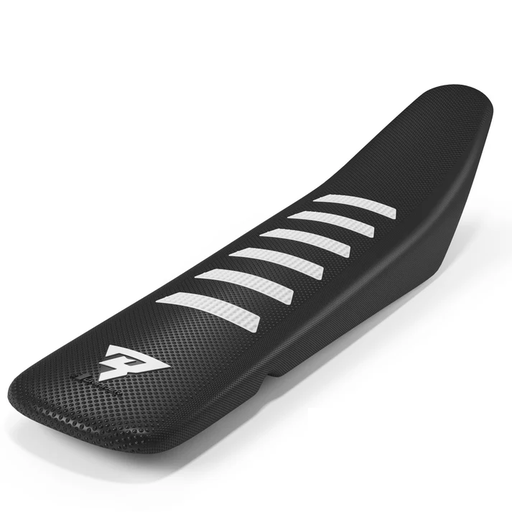 [ONEGRIPPER-OGSCMR-V2-BLWHWH] #1 Gripper V2 Ribbed MR74 Edition Universal Seat Cover (Black/White)
