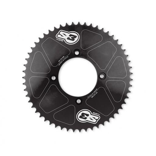 [S3-CH-1486-55-B] S3 Rear Sprocket for Electric Motion Bikes (2020-2025) - 55T - (Black)