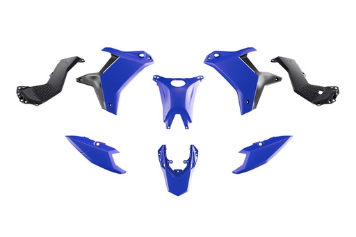 [RTECH-R-KITT70-BL2-025] RTech Revolution Plastic Kit for the Yamaha T7 (2025) - 5 PCS - (Blue/Black)