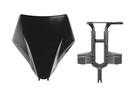 [RTECH-R-TBTALNR0024] RTech Front Number Plate for Talaria Sting Bikes (2023-2025) - (Black)