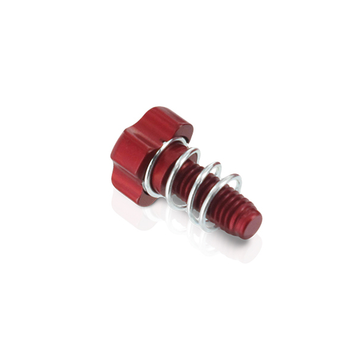 [S3-MC-AD-R-M5*] S3 Clutch Lever Adjuster Screw for Braktec / AJP Systems - M5 - (Red)