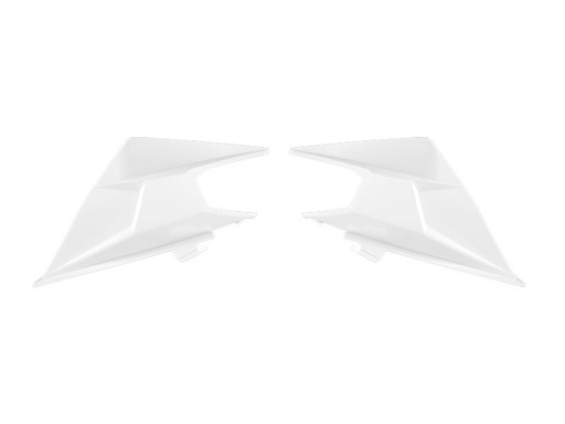 [RTECH-R-CVKOVBNUP25] RTech Upper Radiator Shrouds for Kove X Pro & Rally 800 Bikes (2024-2025) - (White)