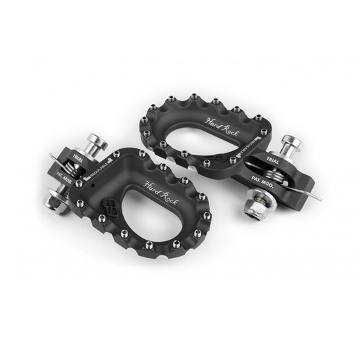 [S3-ESK-463-B-EM] S3 Aluminum HardRock Footpegs for Electric Motion Bikes (2020+) - (Black)