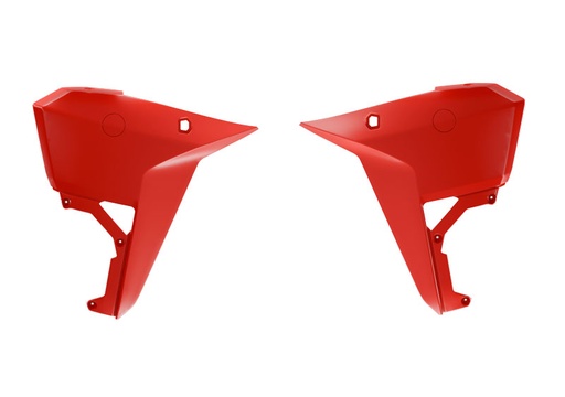 [RTECH-R-CVKOVRG0025] RTech Central Radiator Shrouds for Kove X Pro & Rally 800 Bikes (2024-2025) - (Red)