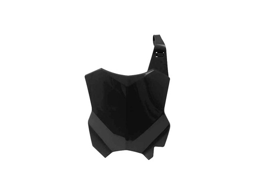 [RTECH-R-TBKXFNR0016] RTech Front Number Plate for Kawasaki KX/KX-X Models (2016 to 2025) - (Black)