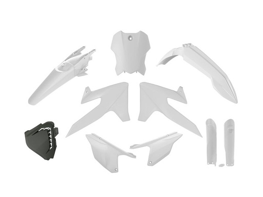 [RTECH-R-KITTRI-BN0-025] RTech Replica Plastic Kit for Triumph TF 250-X & 450-RC (2024-2025) - (White/Black)