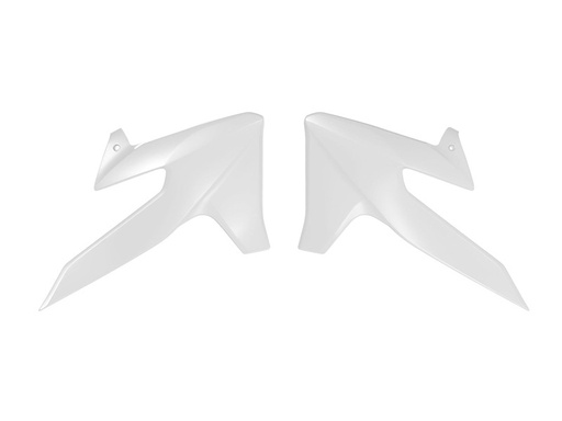[RTECH-R-CVTRIBN0025] RTech Radiator Shrouds for Triumph TF 250-X & 450-RC (2024-2025) - (White)