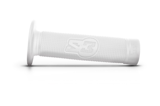[S3-GR-TRI-W] S3 EBS Trials Racing Handgrips (White)
