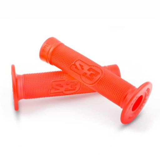 [S3-GR-TRI-FR] S3 EBS Trials Racing Handgrips (Fluorescent Red) - (Limited Stock)