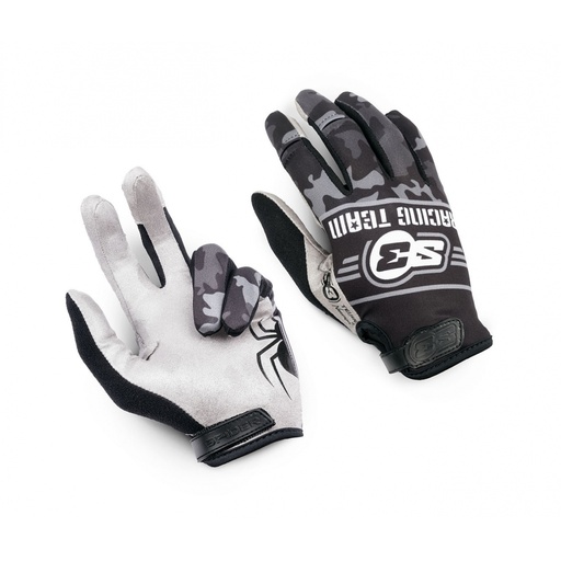 [S3-V-995-S] S3 Spider Off-Road Gloves - High-Grip Nanofront Palm - Small - (Blackjack)