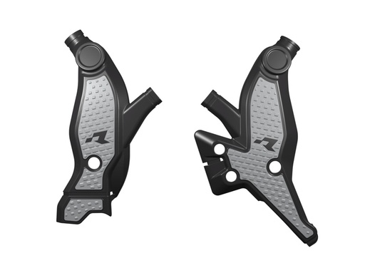 [RTECH-R-PRTT7NRGR24] RTech Frame Protectors for Yamaha T7 Models (2019 to 2025) - (Quantum Grey)