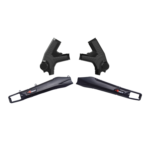 [CPD-R-PFCPRTSURNR004] RTech Plastic Frame & Swingarm Protectors Bundle for Sur-Ron Ultra Bee Models (2023 to 2025) - (Black)