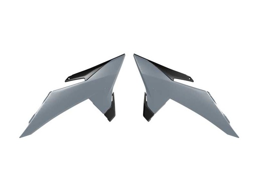 [RTECH-R-CVKTMGRNR25] RTech Radiator Shrouds for KTM SX/SX-F & XC/XC-F Models (2024 to 2026) - (Quantum Grey / Black)