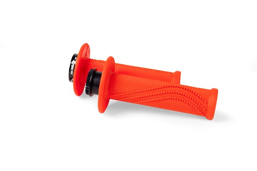 [RTECH-R-MPRAN000020] RTech R20 Universal Lock-On Grips - 28mm Diameter - Wave (Neon Orange)