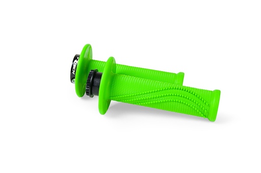 [RTECH-R-MPRVF000020] RTech R20 Universal Lock-On Grips - 28mm Diameter - Wave (Neon Green)