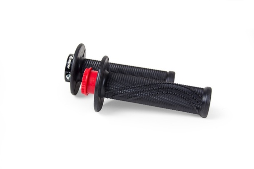 [RTECH-R-MPRNRBETA20] RTech R20 Lock-On Grips for Beta RR Bikes- 28mm Diameter - Wave (Black)
