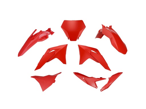[RTECH-R-KITGAS-RG0-885] RTech Replica Plastic Kit for GasGas MC 85 (2025-2026) - 6 PCS - (Red)