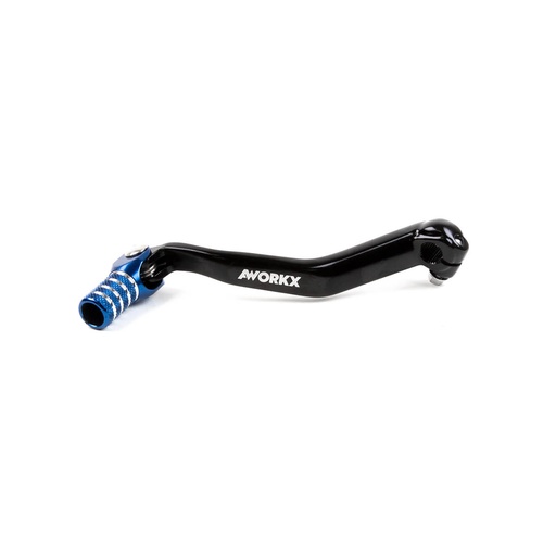 [XGRIP-AW-20259] AWORKX Aluminum Shift Lever for Honda, Yamaha, KTM, Husqvarna & GasGas (2006-2023) - (Blue/Black)