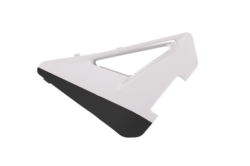 [RTECH-R-FILCRFBNNR26] RTech Left Airbox Cover for Honda CRF-R, RWE & RX (2025-2026) - (White/Black)