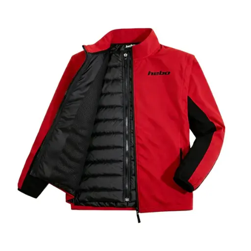 [HEBO-HE4154R-XL] Hebo Sentinel EVO Jacket with Detachable Sleeves - XL - (Red)