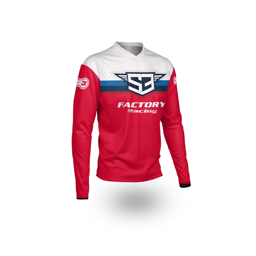 [S3-IG1-RED-S] S3 Lightweight Long-Sleeve Riding Shirt - Small - (Red)